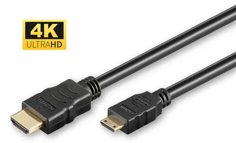 MicroConnect Kabel HDMI (M) - miniHDMI Typ C (M) 1m černá