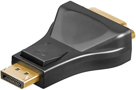 MicroConnect Adapter DisplayPort 1.2 (M) - DVI-D Dual Link 24+5 (F) černá
