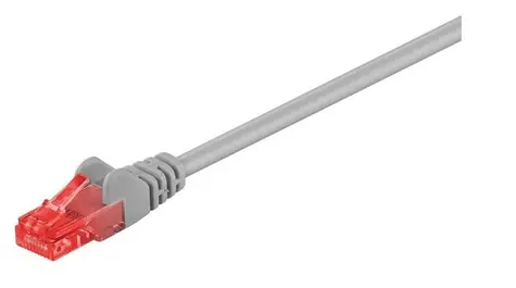 MicroConnect CAT6 U/UTP VALUEPACK 0.5m šedá / PVC / 10ks 