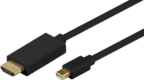 MicroConnect kabel Mini DisplayPort 1.2 (M) - HDMI (M) 2m černá 
