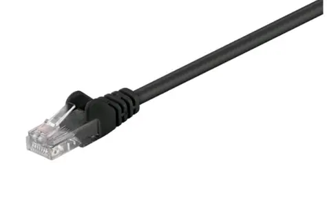 MicroConnect CAT5e U/UTP VALUEPACK 2m černá / PVC / 10ks