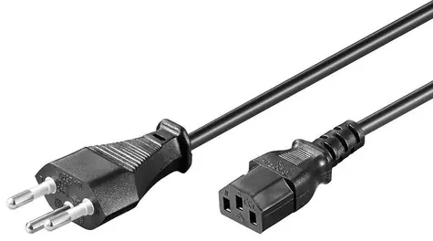 MicroConnect Power Cord Swiss Typ J - C13 5m černá / Švýcarská koncovka