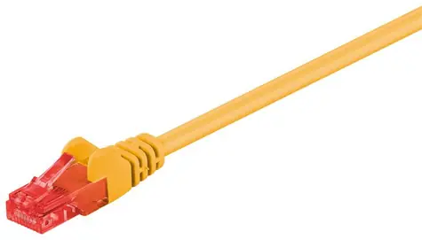 MicroConnect CAT6 U/UTP 20m žlutá / PVC