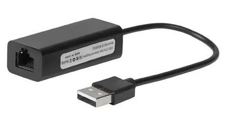 MicroConnect adaptér USB2.0 A (M) - RJ-45 (F) černá