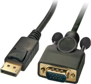 MicroConnect Kabel DisplayPort 1.2 (M) - VGA (M) 1m černá