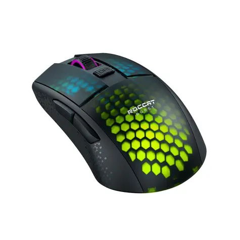 ROCCAT Burst Pro Air černá / Herní bezdrátová optická myš / 19000 DPI / 6 tlačítek / AIMO osvětlení 