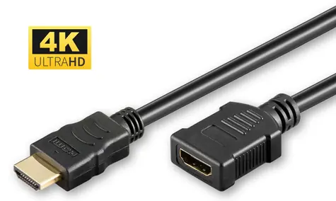 MicroConnect Prodlužovací kabel HDMI 1.4 (M) - HDMI 1.4 (F) 5m černá
