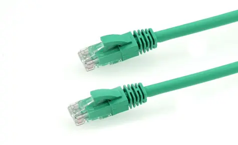 MicroConnect CAT6 U/UTP 10m Snagless zelená / PVC 
