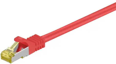 MicroConnect CAT7 S/FTP Patch Cord 10m červená / LSZH