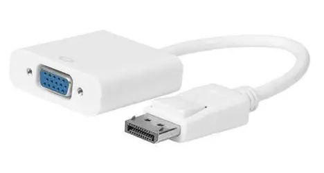 MicroConnect Adapter Active DisplayPort 1.2 (M) - VGA bílá