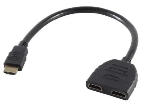 MicroConnect Adaptér HDMI (M) - 2x HDMI (F) černá