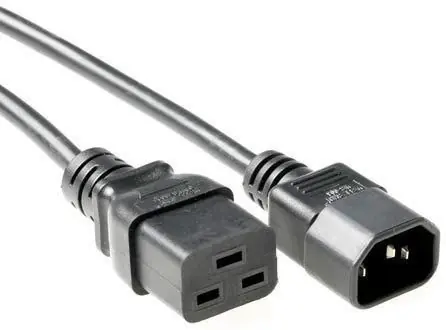 MicroConnect Prodlužovací kabel C19 - C14 5m černá