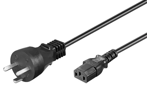 MicroConnect Power Cord DK EDB - C13 5m černá / dánská koncovka