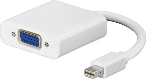 MicroConnect Adapter mini DisplayPort (M) - VGA (F) bílá