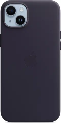 Apple kožený kryt s MagSafe pro iPhone 14 Plus inkoustově fialová