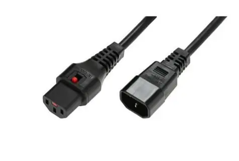 MicroConnect Prodlužovací kabel s IEC zámkem C13 - C14 3m černá