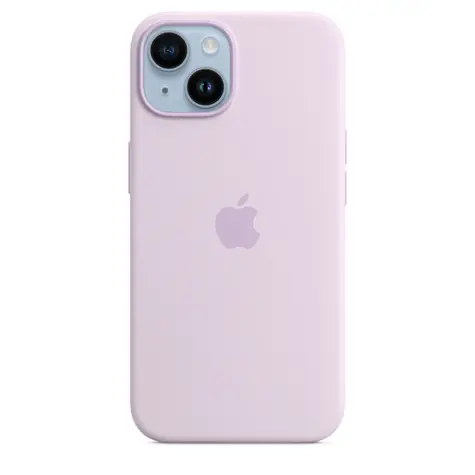 Apple silikonový kryt s MagSafe pro iPhone 14 šeřikově modrá