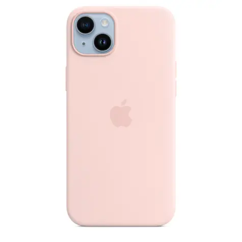 Apple silikonový kryt s MagSafe pro iPhone 14 Plus křídově růžová