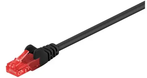 MicroConnect CAT6 U/UTP VALUEPACK 2m černá / PVC / 10ks 