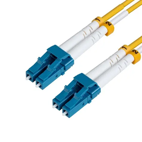 MicroConnect Optical Fibre Cable LC/LC Singlemode duplex OS2 30m žlutá