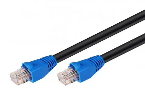 MicroConnect CAT6 U/UTP OUTDOOR 10m černá / PVC