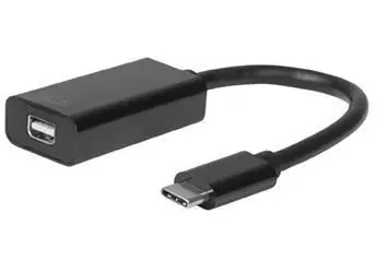 MicroConnect adaptér USB-C (M) - mini DP (F) 0.2m černá 