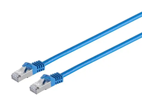 MicroConnect CAT7 S/FTP Patch Cord 15m modrá / LSZH