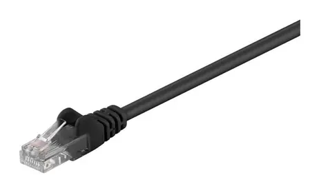 MicroConnect CAT5e U/UTP VALUEPACK 7m černá / PVC / 10ks