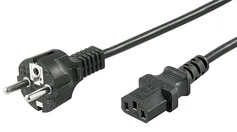 MicroConnect Síťový napájecí kabel Schuko - C13 10m černá