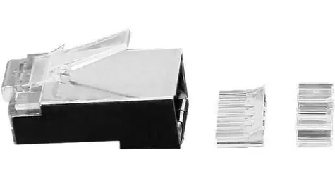 MicroConnect Konektor RJ-45 MP8P8C CAT6a 50ks stříbrná