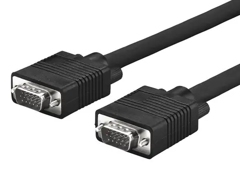 MicroConnect Kabel Full HD SVGA HD15 10m černá / Full HD (1920x1080) @ 60Hz