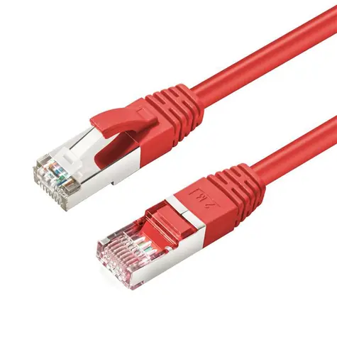 MicroConnect CAT6 F/UTP 20m červená / LSZH