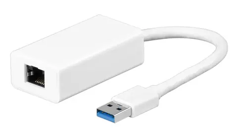 MicroConnect adaptér USB3.0 A (M) - RJ-45 (F) bílá / 1000Mbit/s