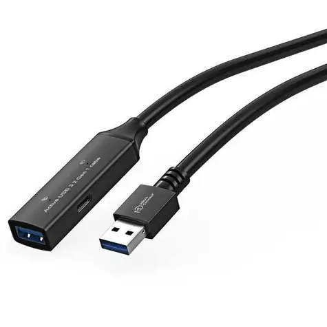 MicroConnect Active prodlužovací kabel USB3.0 A (M) - USB3.0 A (F) 5m černá / 5000Mbit/s