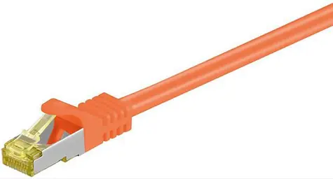 MicroConnect CAT7 S/FTP Patch Cord 10m oranžová / LSZH