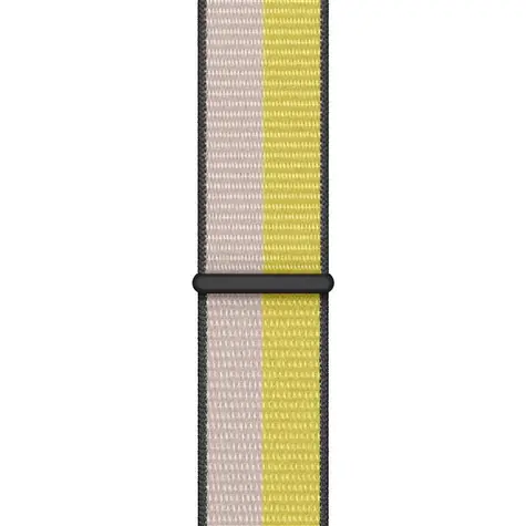 Apple Watch 45mm ovesně mléčná/citrusově žlutá / Provlékací sportovní řemínek / Regular