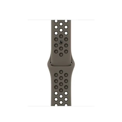 Apple Watch 41mm olivovošedo-černá / Nike sportovní řemínek