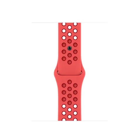 Apple Watch 41mm zářivě karminová / Nike sportovní řemínek