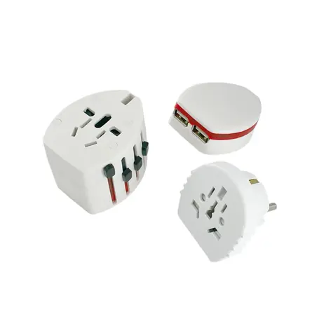 MicroConnect SKROSS World adaptér Dual USB bílá 