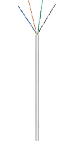 MicroConnect CAT5e U/UTP CCA 305m šedá / Stranded / PVC