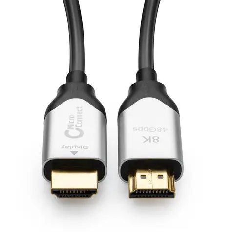 MicroConnect Premium Optic Fiber HDMI 2.0 M-M 50m černá