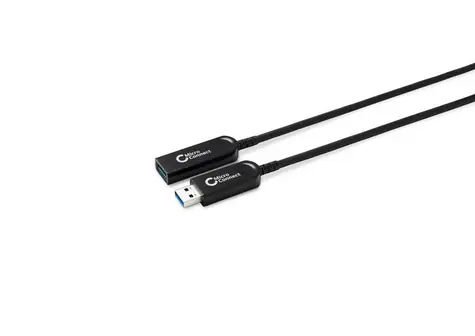 MicroConnect Premium Optic Fiber kabel USB3.0 A (M) - USB3.0 A (F) 20m černá / 5000Mbit/s