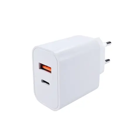 Solight USB A+C 20W fast charger / síťová nabíječka / USB A+C / 20W / 3A / QC 3.0 
