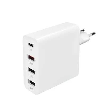 Solight Adaptér 3+1 / síťová nabíječka / 48W / QC3.0+PD / 3x USB-A / 1x USB-C