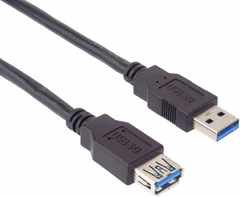 PremiumCord Prodlužovací kabel USB 3.0 Super-speed 5Gbps / samec - samice / 0.5m