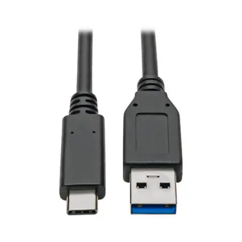PremiumCord propojovací USB 3.2 kabel s konektory USB-C - USB-A 1 m černá