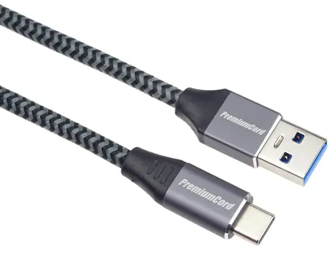 PremiumCord kabel USB-C - USB 3.0 A (USB 3.2 generation 1 3A  5Gbits) 3m oplet