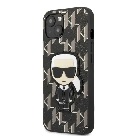 Karl Lagerfeld Monogram Ikonik Kryt pro Apple iPhone 13 mini černá