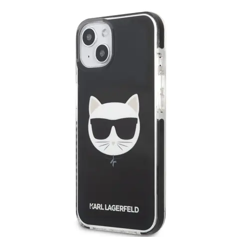 Karl Lagerfeld TPE Choupette Head Kryt pro Apple iPhone 13 mini černá