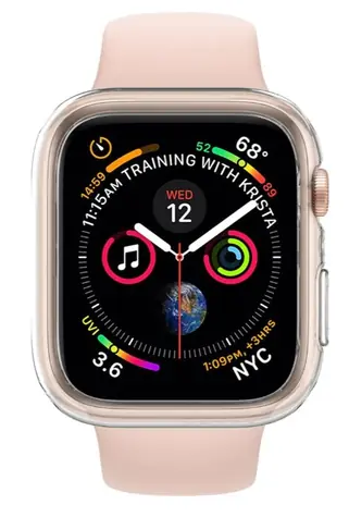 Spigen Liquid Crystal kryt pro Apple Watch Series 41mm & 40mm čirá